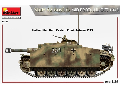 Stuh 42 Ausf. G  Mid Prod. Jul-oct 1943 - zdjęcie 3