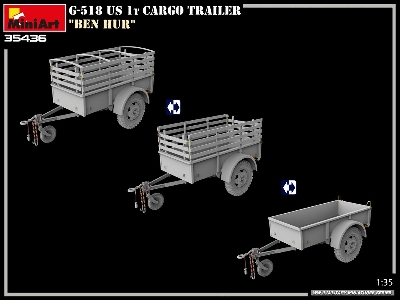G-518 Us 1t Cargo Trailer &#8220;ben Hur" - zdjęcie 2