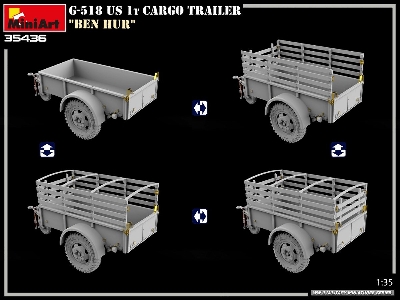 G-518 Us 1t Cargo Trailer &#8220;ben Hur" - zdjęcie 3
