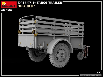G-518 Us 1t Cargo Trailer &#8220;ben Hur" - zdjęcie 5