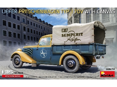 Liefer Pritschenwagen Typ 170v With Canvas - zdjęcie 1