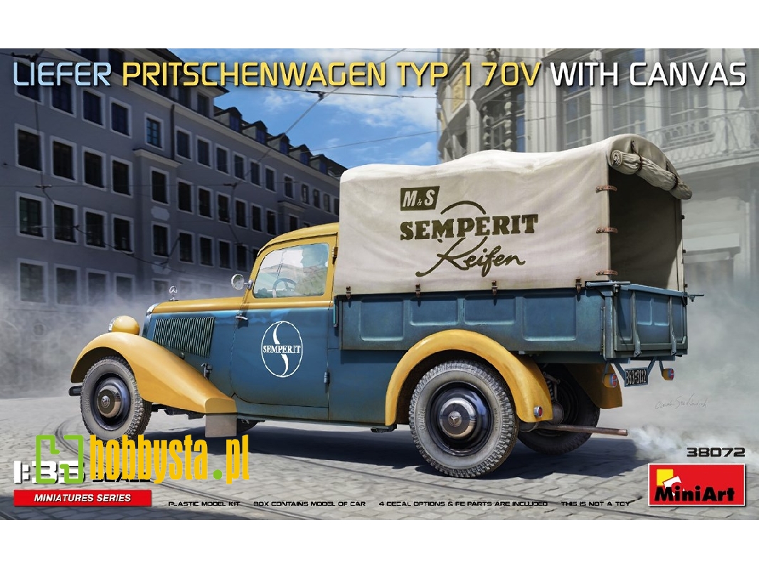Liefer Pritschenwagen Typ 170v With Canvas - zdjęcie 1 Liefer Pritschenwagen Typ 170v With Canvas - zdjęcie 1