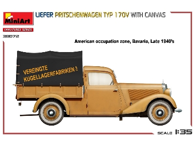Liefer Pritschenwagen Typ 170v With Canvas - zdjęcie 5