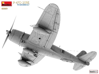 P-47d-25re Thunderbolt. Basic Kit - zdjęcie 3
