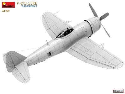 P-47d-25re Thunderbolt. Basic Kit - zdjęcie 5