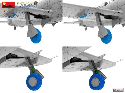 P-47d-25re Thunderbolt. Basic Kit - zdjęcie 7