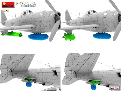 P-47d-25re Thunderbolt. Basic Kit - zdjęcie 8