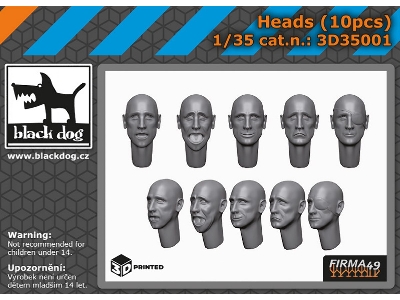 Heads (10pcs) - zdjęcie 1