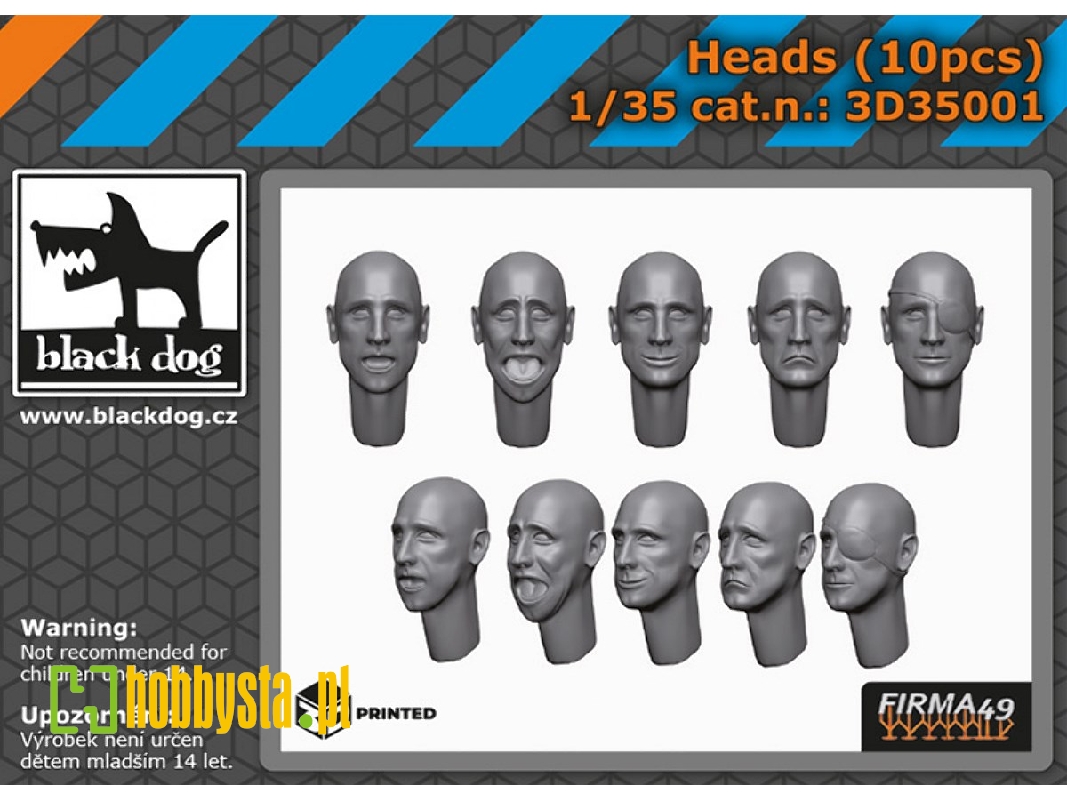 Heads (10pcs) - zdjęcie 1 Heads (10pcs) - zdjęcie 1