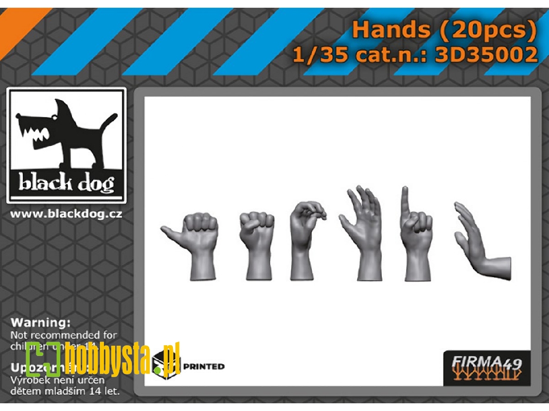 Hands (20pcs) - zdjęcie 1 Hands (20pcs) - zdjęcie 1