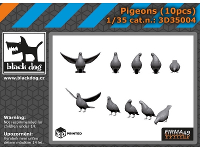Pigeons (10pcs) - zdjęcie 1