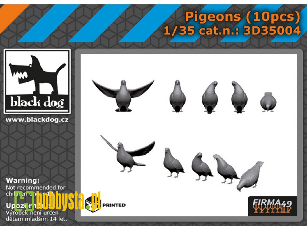 Pigeons (10pcs) - zdjęcie 1