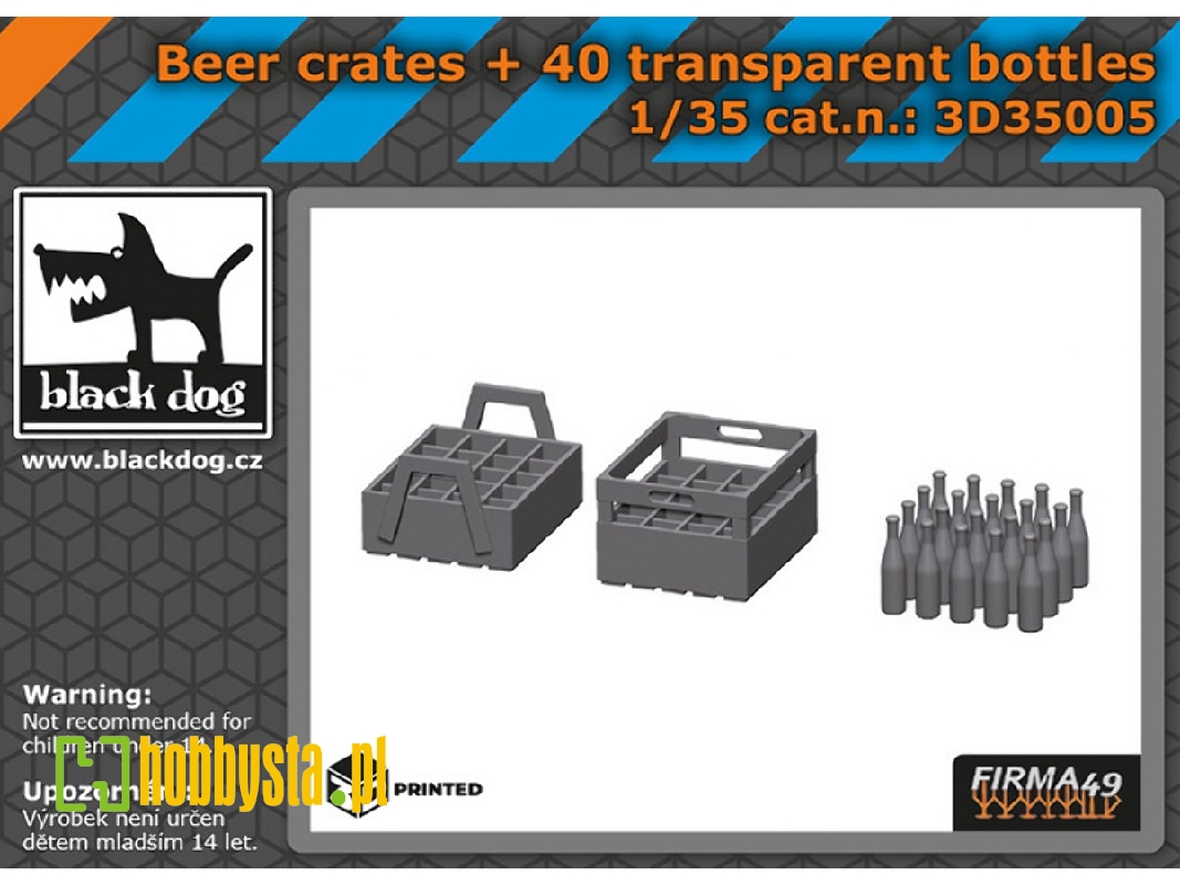 Beer Crates And 40pcs Transparent Bottles - zdjęcie 1