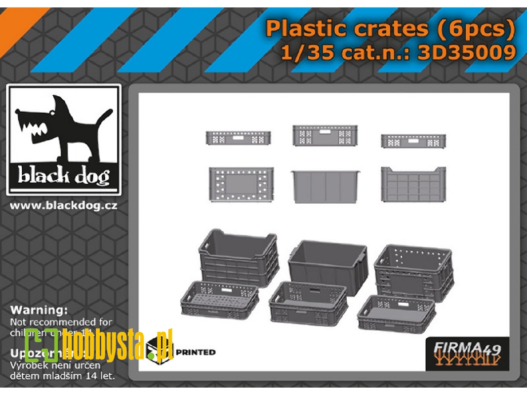 Plastic Crates (6pcs) - zdjęcie 1 Plastic Crates (6pcs) - zdjęcie 1
