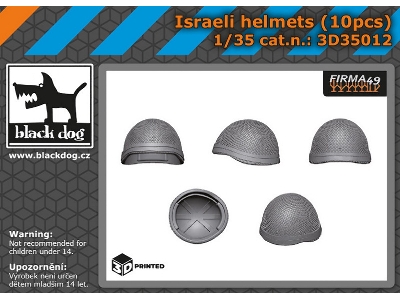 Israeli Helmets (10pcs) - zdjęcie 1