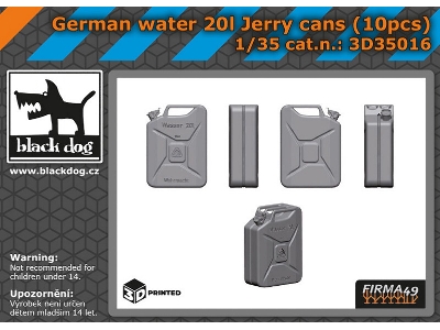 German Water 20l Jerry Cans (10pcs) - zdjęcie 1