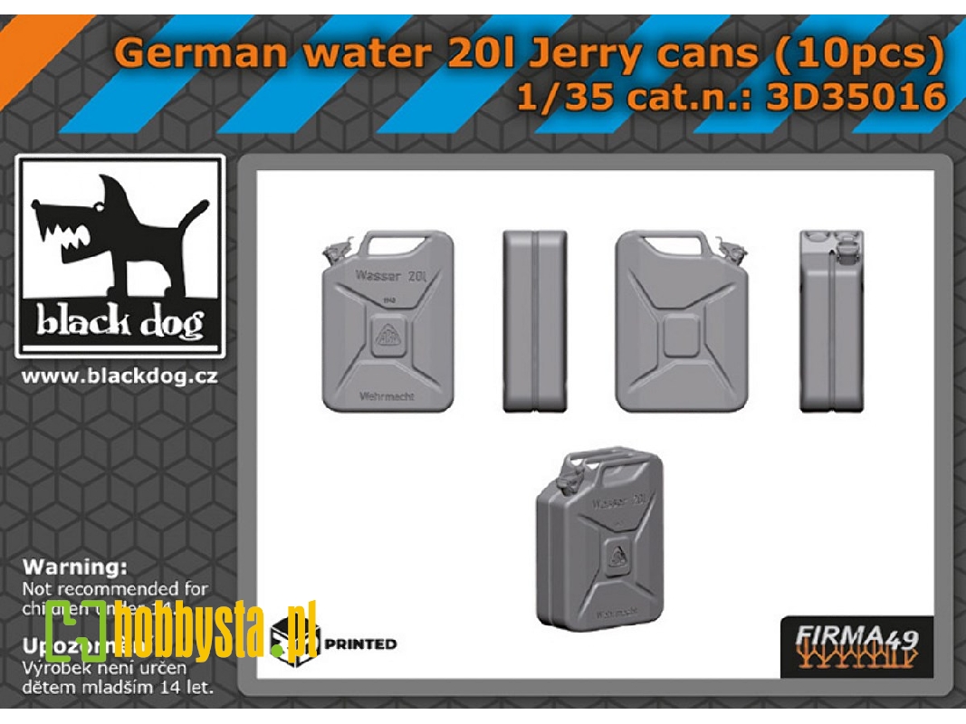 German Water 20l Jerry Cans (10pcs) - zdjęcie 1 German Water 20l Jerry Cans (10pcs) - zdjęcie 1