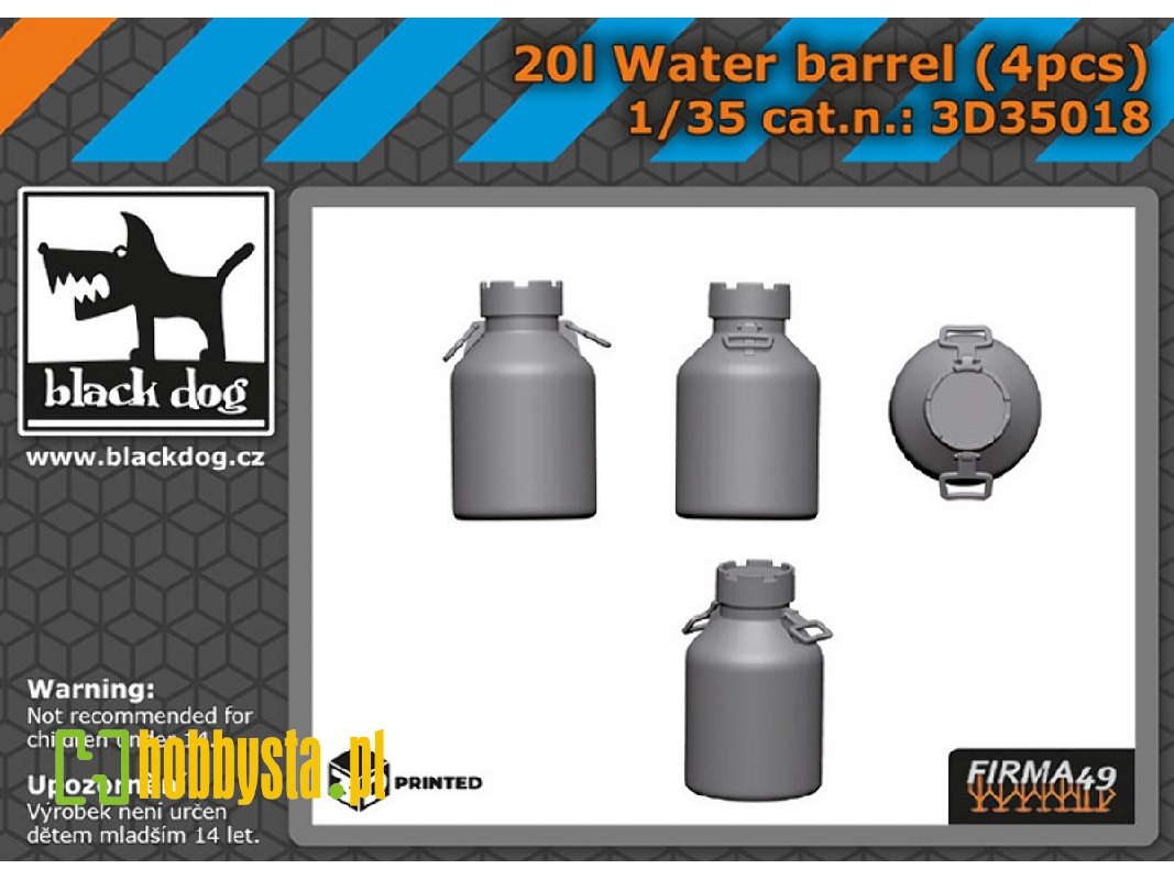 20l Water Barrel (4pcs) - zdjęcie 1 20l Water Barrel (4pcs) - zdjęcie 1