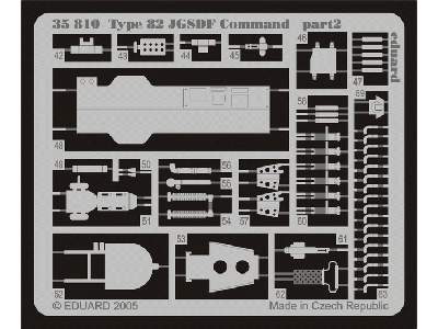  Type 82 JGSDF Command 1/35 - Trumpeter - blaszki - zdjęcie 3