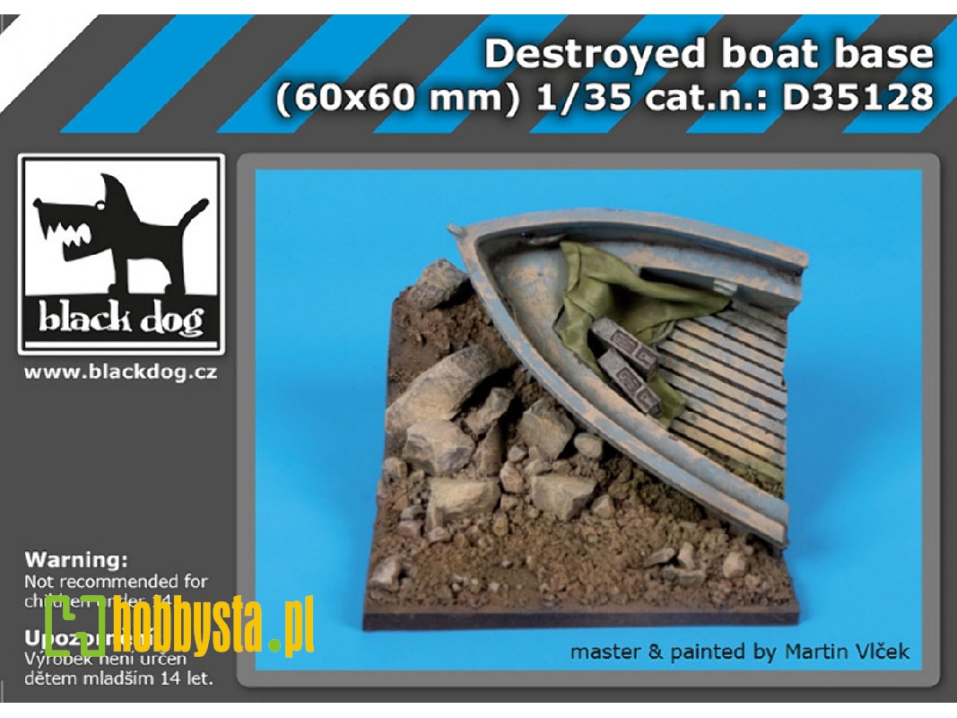 Destroyed Boat Base (60mm X 60mm) - zdjęcie 1 Destroyed Boat Base (60mm X 60mm) - zdjęcie 1
