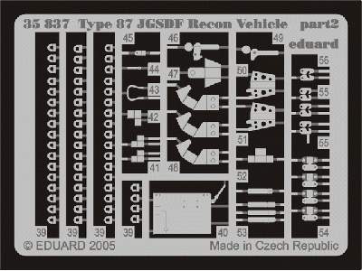  Type 87 JGSDF Recon Vehicle 1/35 - Trumpeter - blaszki - zdjęcie 3