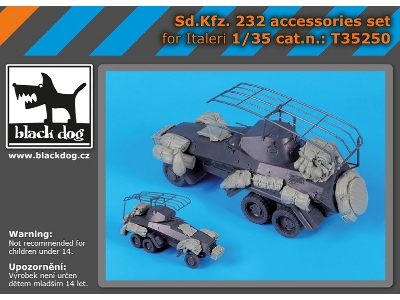 Sd.Kfz 232 Accessories Set For Italeri - zdjęcie 1