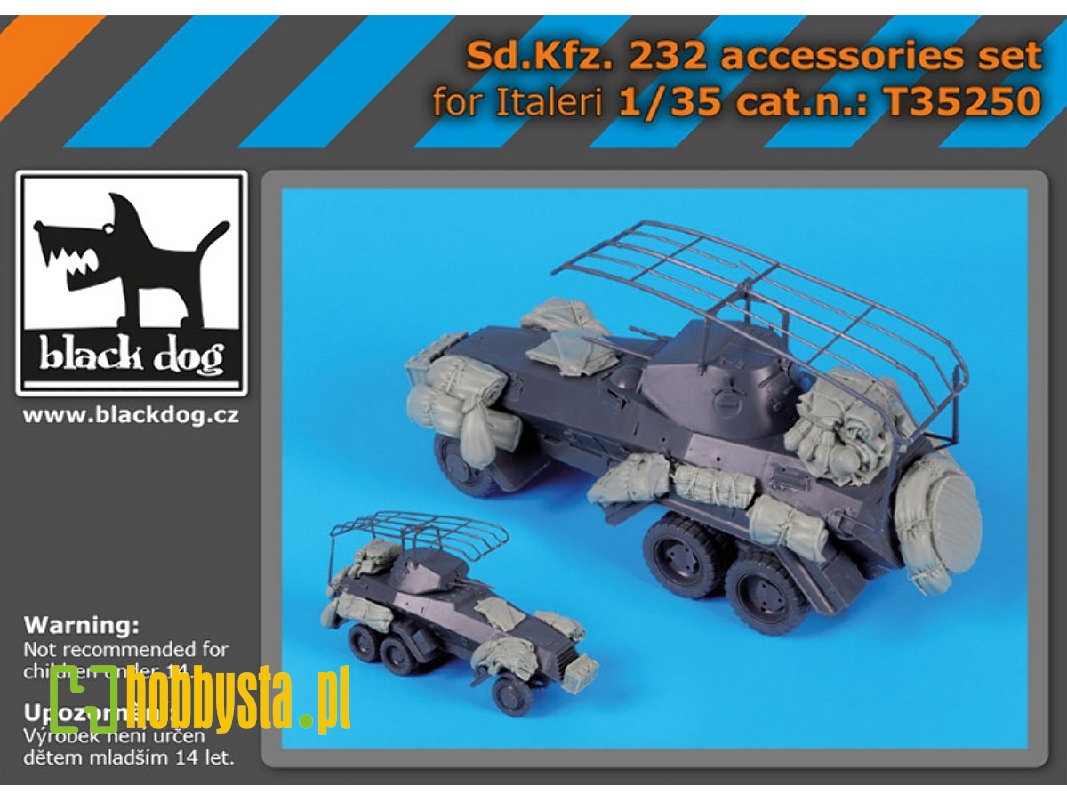 Sd.Kfz 232 Accessories Set For Italeri - zdjęcie 1