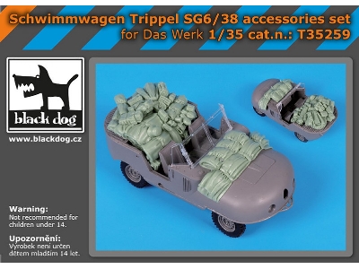 Schwimmwagen Trippel Sg 6/38 Accessories Set For Das Werk - zdjęcie 7