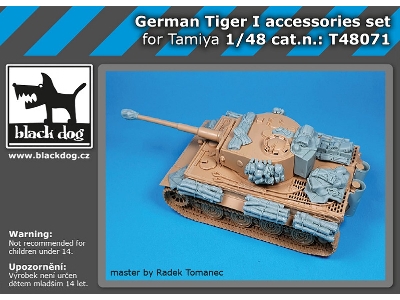 German Tiger I Accessories Set For Tamiya - zdjęcie 1
