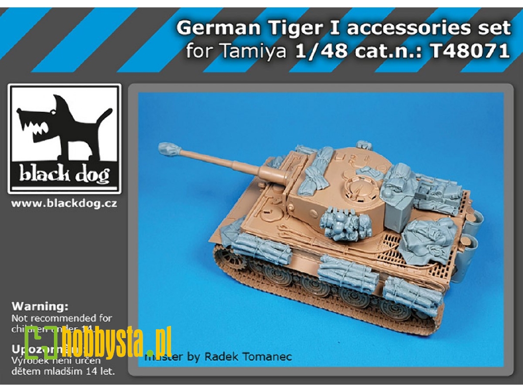 German Tiger I Accessories Set For Tamiya - zdjęcie 1