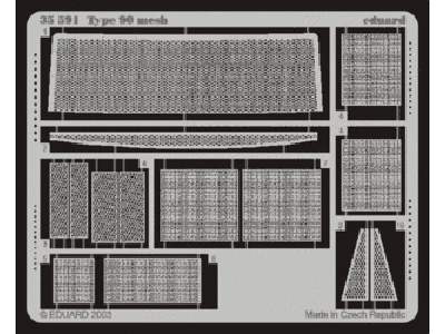  Type 90 mesh 1/35 - Tamiya - blaszki - zdjęcie 1