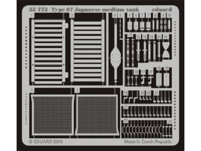  Type 97 Japanese medium tank 1/35 - Tamiya - blaszki - zdjęcie 1