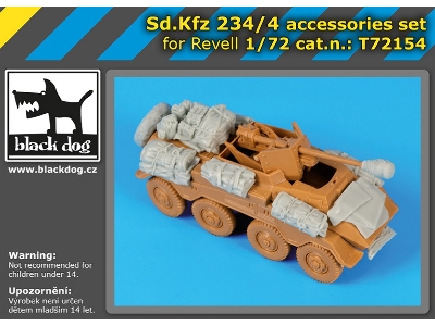 Sd.Kfz 234/4 Accessories Set For Italeri - zdjęcie 1