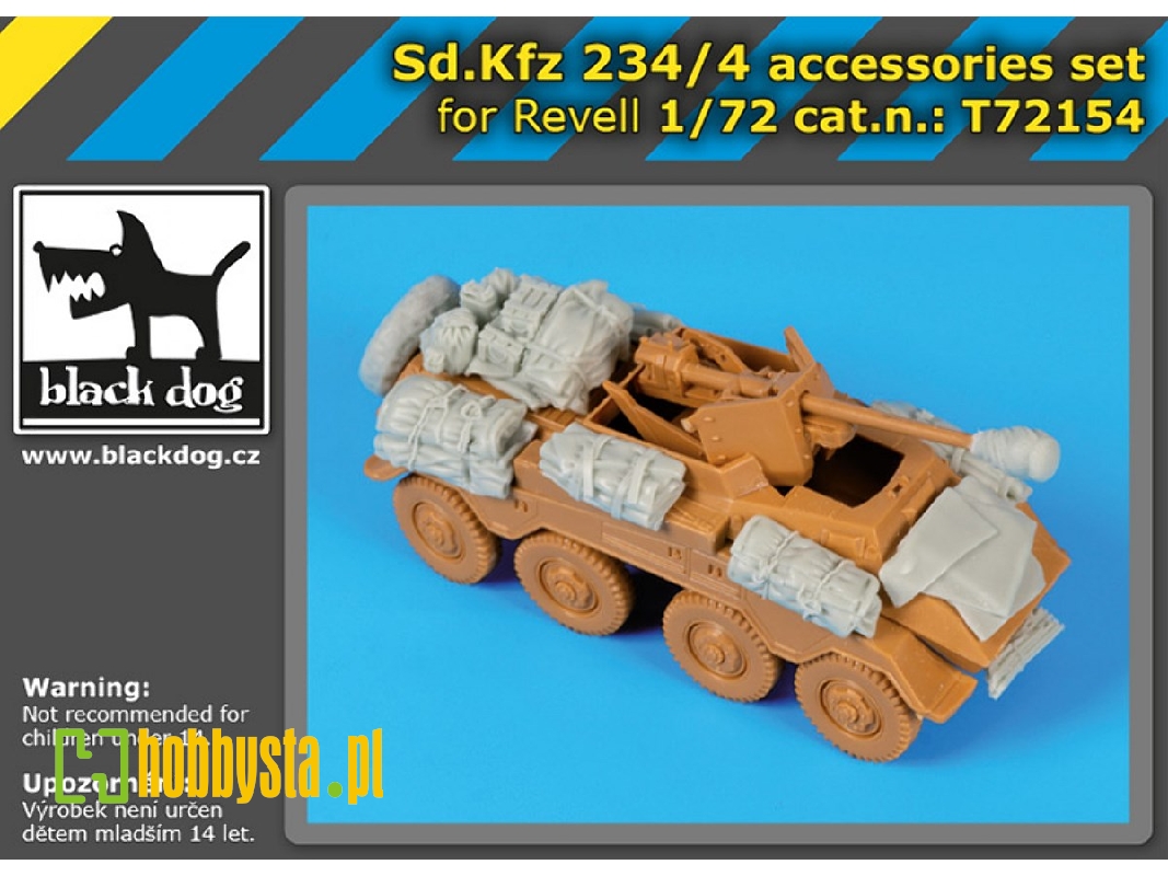 Sd.Kfz 234/4 Accessories Set For Italeri - zdjęcie 1