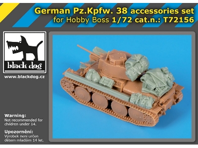 German Pz.Kpfw 38 Accessories Set For Hobby Boss - zdjęcie 1