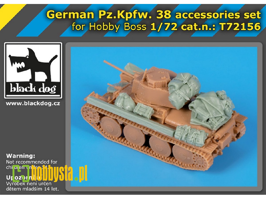 German Pz.Kpfw 38 Accessories Set For Hobby Boss - zdjęcie 1