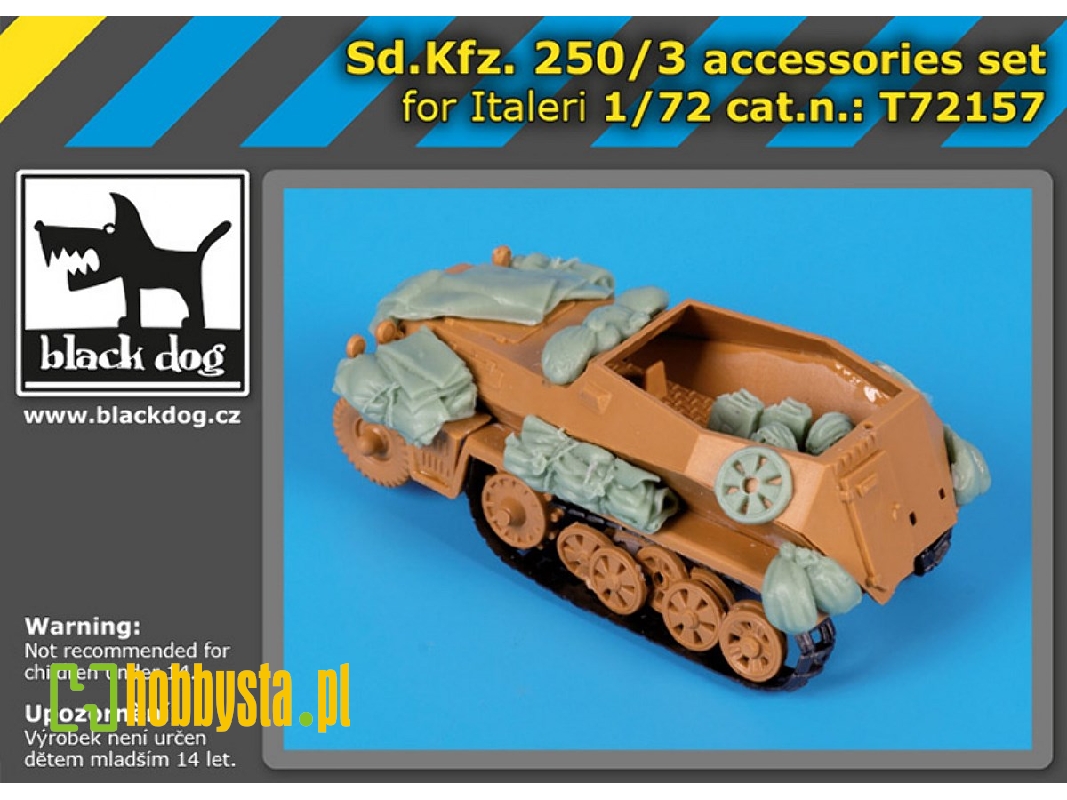 Sd.Kfz. 250/3 Accessories Set For Italeri - zdjęcie 1 Sd.Kfz. 250/3 Accessories Set For Italeri - zdjęcie 1