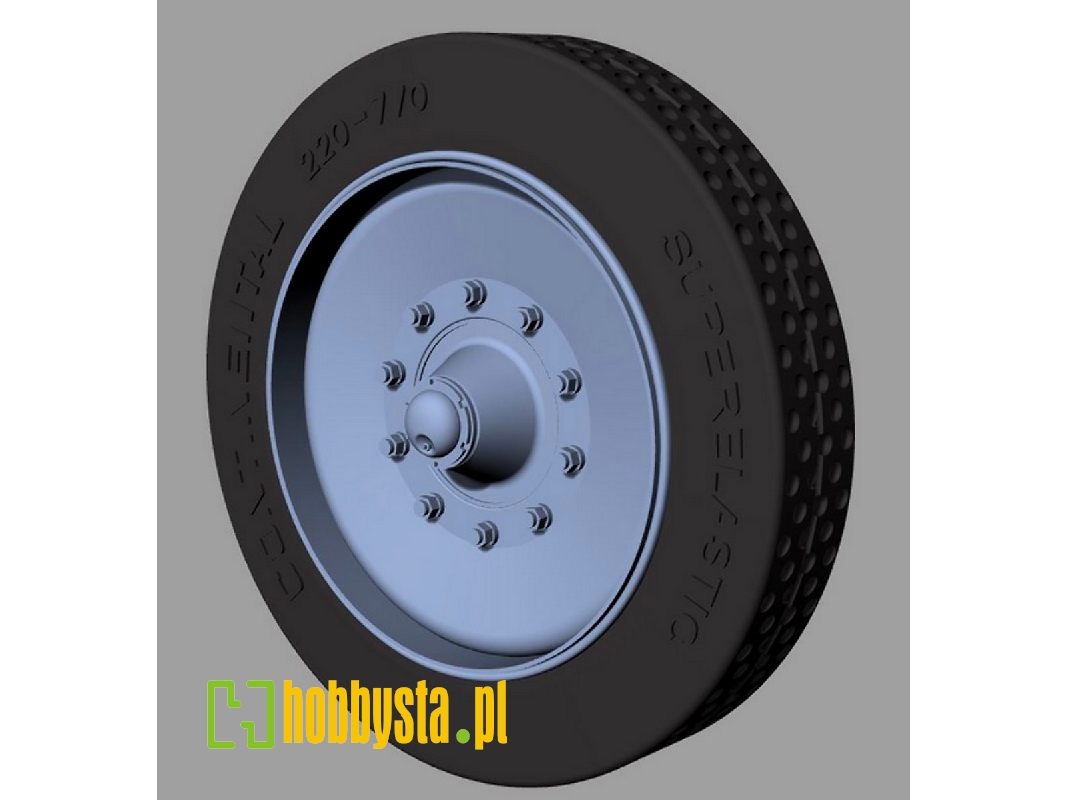 Sd.Kfz 8 Solid Rubber Wheels - zdjęcie 1 Sd.Kfz 8 Solid Rubber Wheels - zdjęcie 1