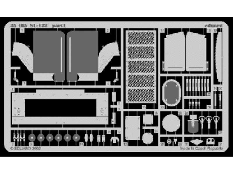 US 2 1/2 6x6 Cargo Truck 1/35 - Tamiya - blaszki - zdjęcie 1 US 2 1/2 6x6 Cargo Truck 1/35 - Tamiya - blaszki - zdjęcie 1
