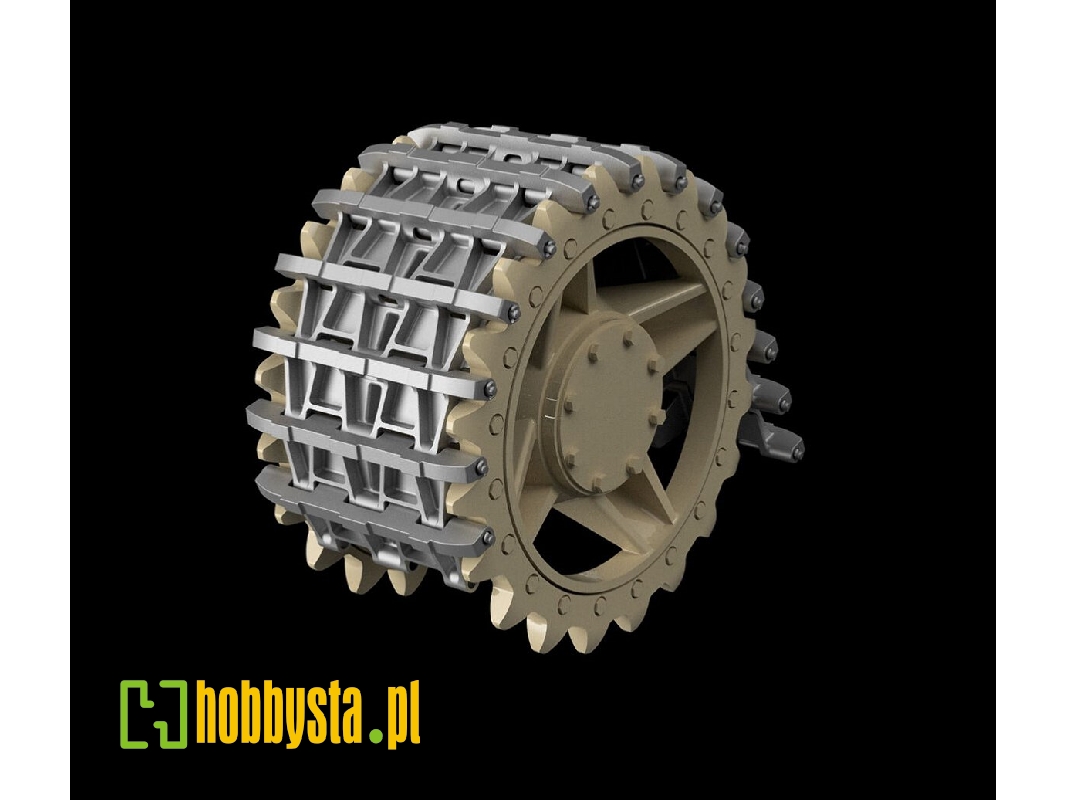 Entwicklungfahrzeug E-10 Tracks And Correct Drive Wheels - zdjęcie 1