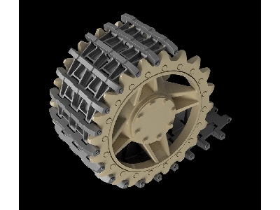 Entwicklungfahrzeug E-10 Tracks And Correct Drive Wheels - zdjęcie 2