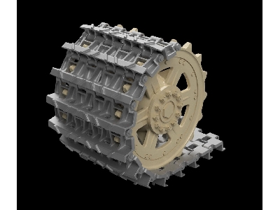 Entwicklungfahrzeug E-25 Tracks And Correct Drive Wheels - zdjęcie 1