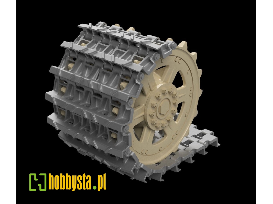 Entwicklungfahrzeug E-25 Tracks And Correct Drive Wheels - zdjęcie 1