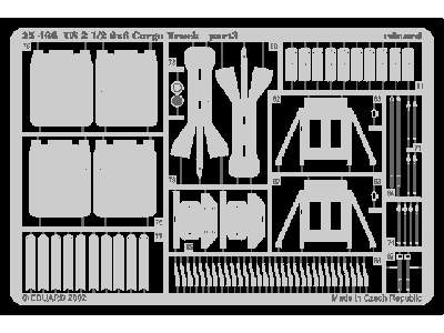  US 2 1/2 6x6 Cargo Truck 1/35 - Tamiya - blaszki - zdjęcie 4