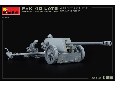 German 7.5cm Anti-tank Gun Pak 40 Late W/elite Artillerie Regiment Crew - zdjęcie 28