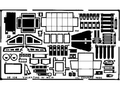  Valentine IV Mk. III 1/35 - Vm - blaszki - zdjęcie 1