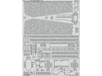 SM.79 rear fuselage interior 1/48 - EDUARD - zdjęcie 1