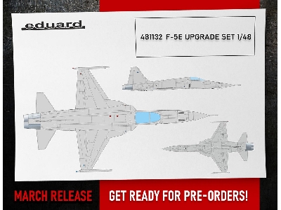 F-5E upgrade set 1/48 - EDUARD - zdjęcie 1