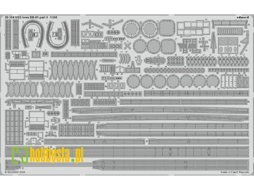 USS Iowa BB-61 part 3 1/350 - HOBBY BOSS - zdjęcie 1