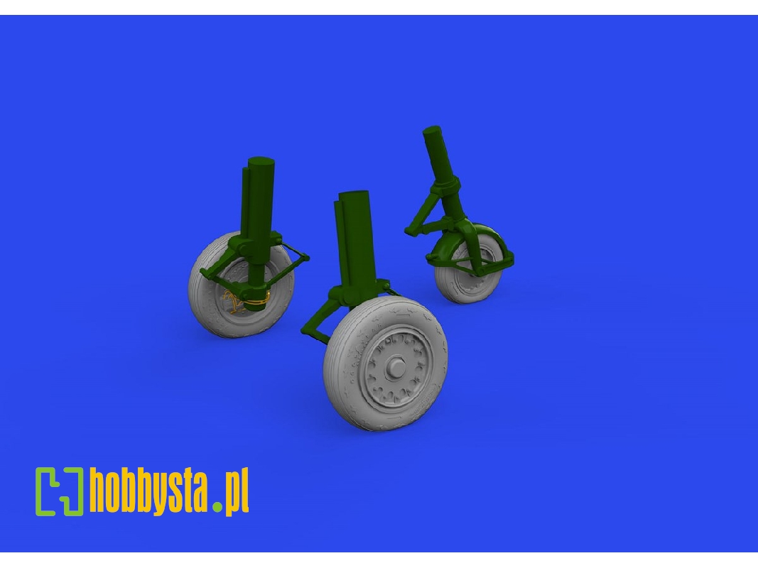 J-35 Draken wheels Type 1 1/48 - HASEGAWA - zdjęcie 1 J-35 Draken wheels Type 1 1/48 - HASEGAWA - zdjęcie 1
